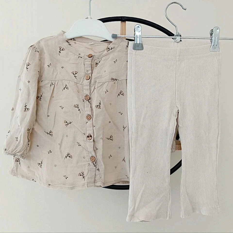 18 mois ensemble chemise et legging assorti
